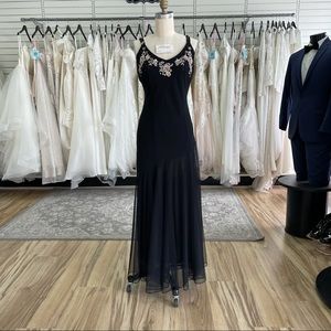 Black Dress with Tulle Skirt